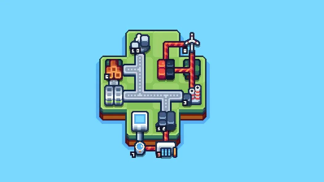Production Chain Tycoon (Продакшн Чейн Тайкун) МОД/Взлом [Все открыто, Дополнительные деньги и Меню MOD] Screenshot 5