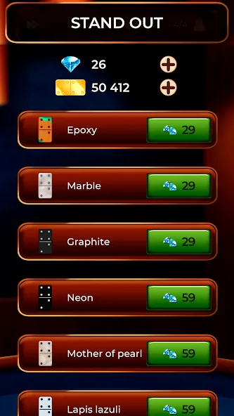 Dominoes Online МОД/Взлом [Все открыто, Дополнительные деньги и Меню MOD] Screenshot 4