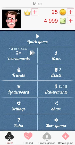 Durak Online МОД/Взлом [Меню, Бесконечные монеты и Открытые уровни] Screenshot 5