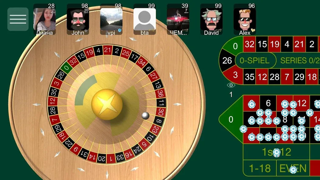 Roulette Online МОД/Взлом [Бесконечные деньги, Монеты и Мега MOD] Screenshot 3