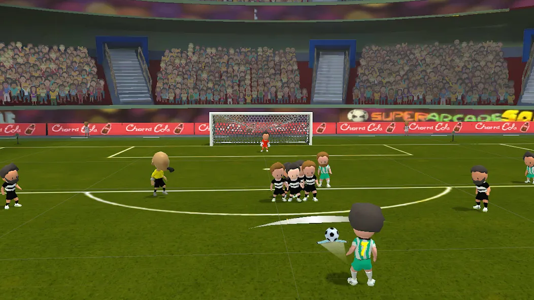 Super Arcade Soccer Mobile (упер Аркадный Футбол Мобильный) МОД/Взлом [Много монет, Открытые уровни и Мега MOD] Screenshot 2