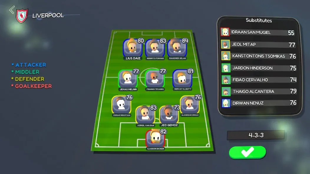 Super Arcade Soccer Mobile (упер Аркадный Футбол Мобильный) МОД/Взлом [Много монет, Открытые уровни и Мега MOD] Screenshot 4
