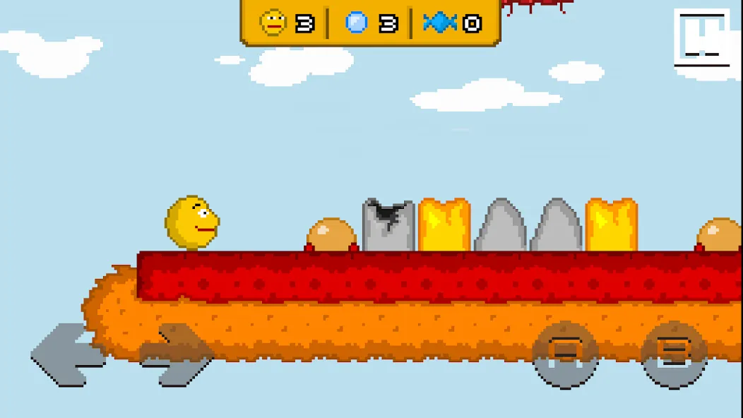 Kolobok Adventures inside Fox МОД/Взлом [Меню, Бесконечные монеты и Открытые уровни] Screenshot 3