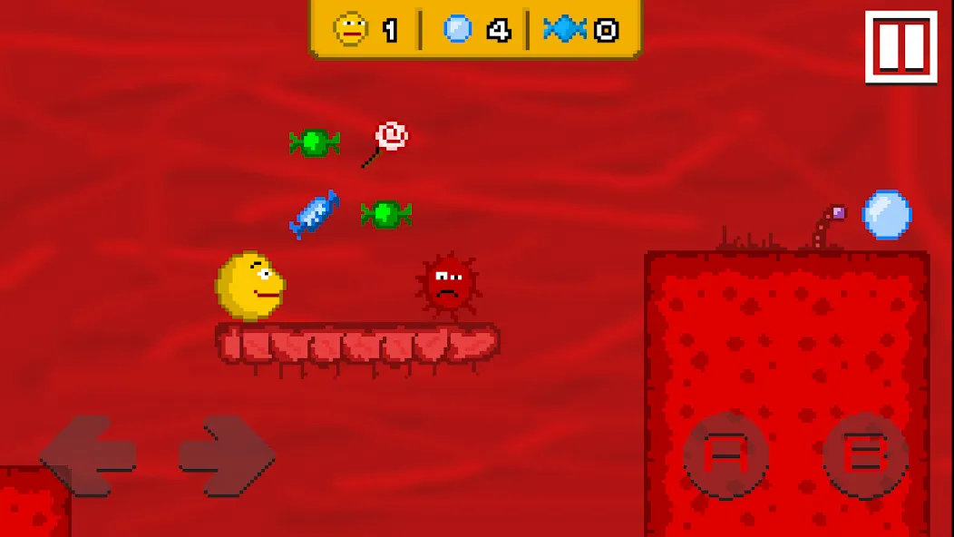 Kolobok Adventures inside Fox МОД/Взлом [Меню, Бесконечные монеты и Открытые уровни] Screenshot 4