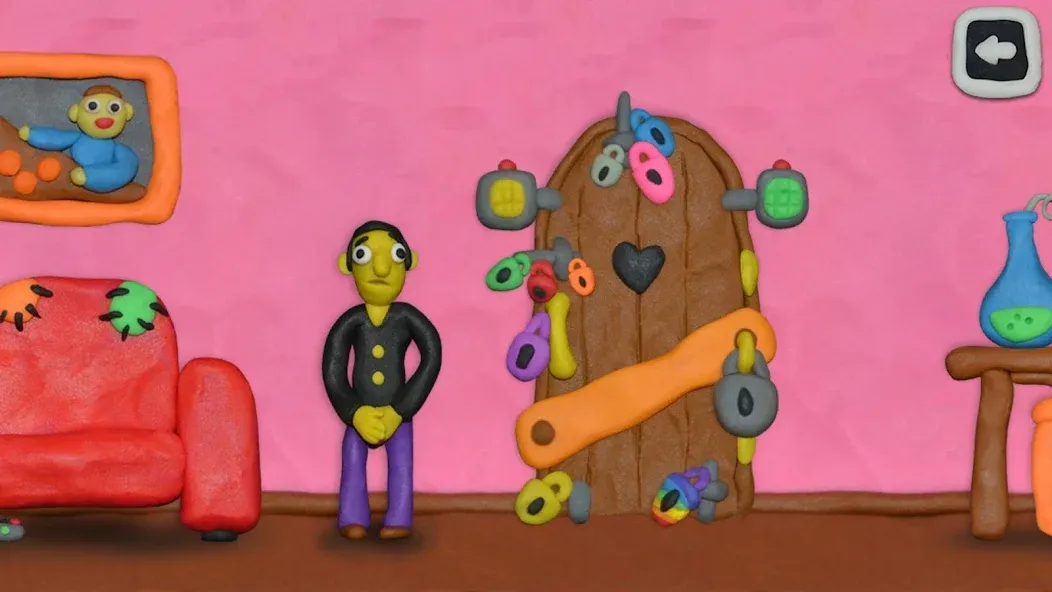 12 LOCKS: Plasticine room МОД/Взлом [Бесконечные деньги, Монеты и Мега MOD] Screenshot 2