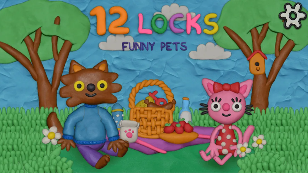 12 Locks Funny Pets (Замков) МОД/Взлом [Много монет, Открытые уровни и Мега MOD] Screenshot 1