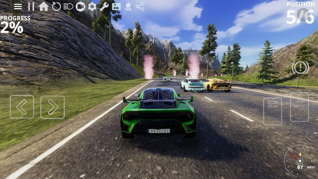 Drive.RS : Open World Racing МОД/Взлом [Все открыто, Дополнительные деньги и Меню MOD] Screenshot 4