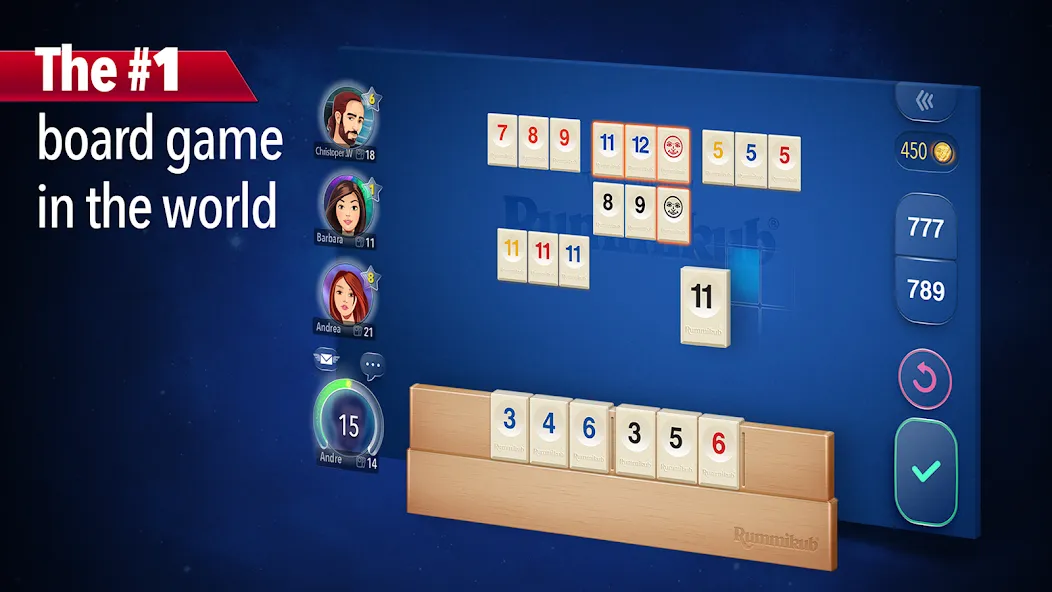 Rummikub® (Руммикуб) МОД/Взлом [Все открыто, Дополнительные деньги и Меню MOD] Screenshot 2