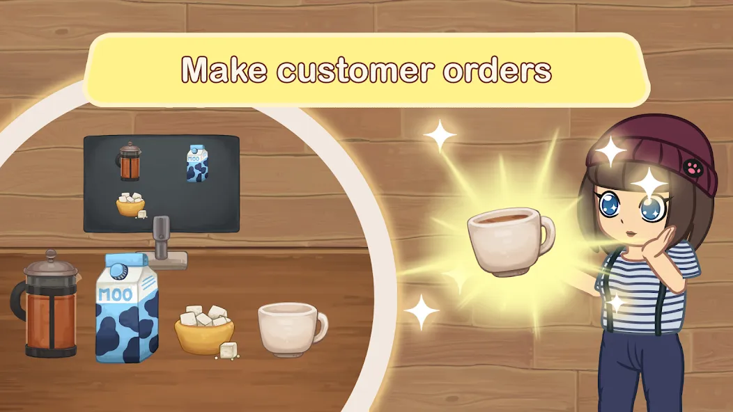 Furistas Cat Cafe (Фуристас) МОД/Взлом [Все открыто, Дополнительные деньги и Меню MOD] Screenshot 5