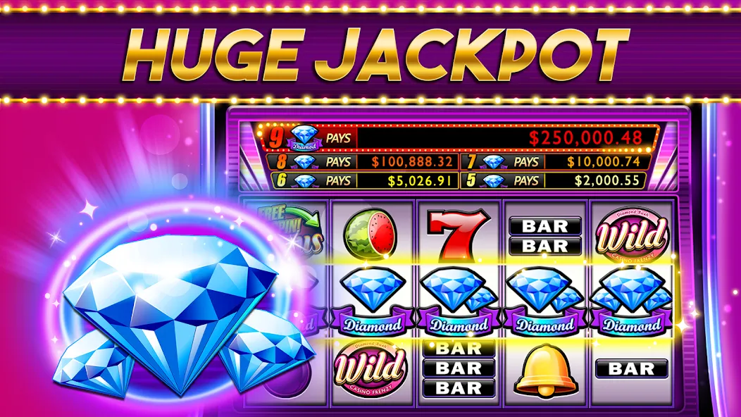 Casino Frenzy - Slot Machines (Казино Френзи) МОД/Взлом [Бесконечные деньги, Монеты и Мега MOD] Screenshot 2