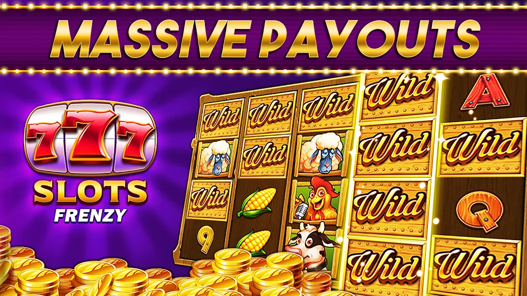 Casino Frenzy - Slot Machines (Казино Френзи) МОД/Взлом [Бесконечные деньги, Монеты и Мега MOD] Screenshot 4
