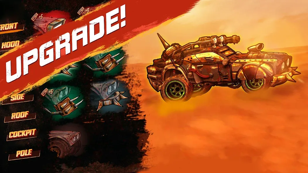 Road Warrior: Nitro Car Battle (Роуд Ворриор Нитро) МОД/Взлом [Бесконечные деньги, Монеты и Мега MOD] Screenshot 5