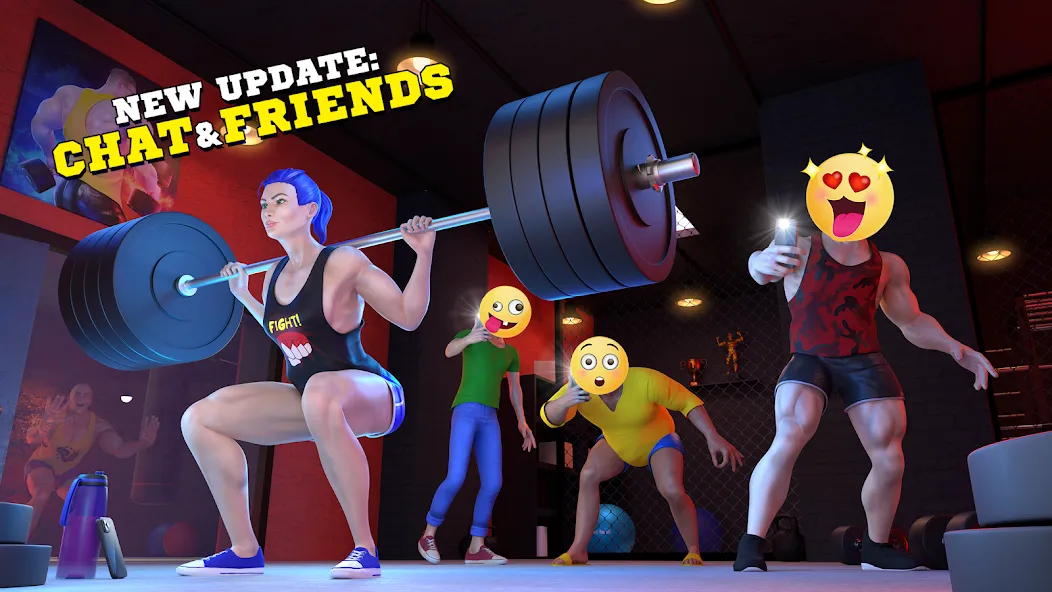 Fitness Gym Bodybuilding Pump МОД/Взлом [Бесконечные деньги, Монеты и Мега MOD] Screenshot 1