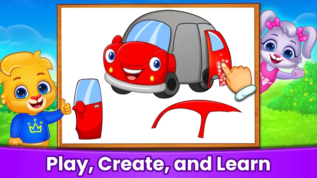 Puzzle Kids: Jigsaw Puzzles МОД/Взлом [Деньги, Монеты и Меню MOD] Screenshot 3