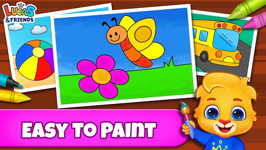 Coloring Games: Color & Paint МОД/Взлом [Деньги, Монеты и Меню MOD] Screenshot 1