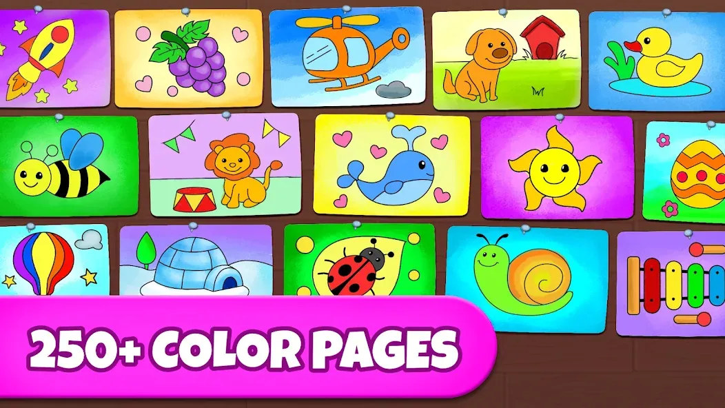 Coloring Games: Color & Paint МОД/Взлом [Деньги, Монеты и Меню MOD] Screenshot 4