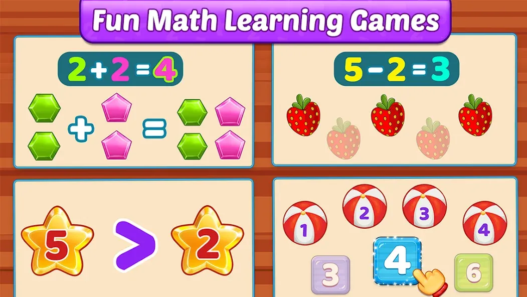 Math Kids: Math Games For Kids МОД/Взлом [Меню, Бесконечные монеты и Открытые уровни] Screenshot 5