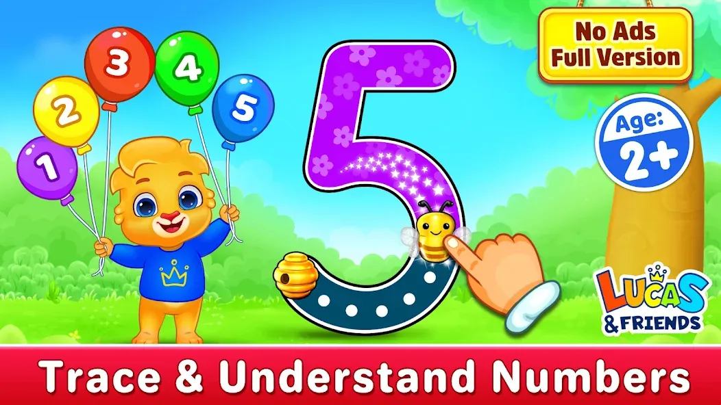 123 Numbers - Count & Tracing МОД/Взлом [Много монет, Открытые уровни и Мега MOD] Screenshot 1