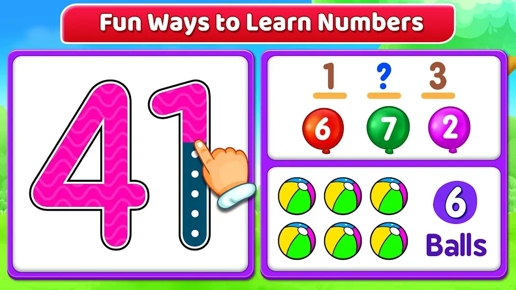 123 Numbers - Count & Tracing МОД/Взлом [Много монет, Открытые уровни и Мега MOD] Screenshot 2