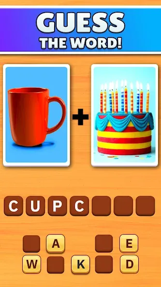 Word Pics - Word Games (Уорд Пикс) МОД/Взлом [Много монет, Открытые уровни и Мега MOD] Screenshot 1