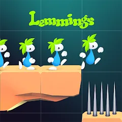 Скачать Взломанная Lemmings на андроид (Много денег и бесконечные попытки)
