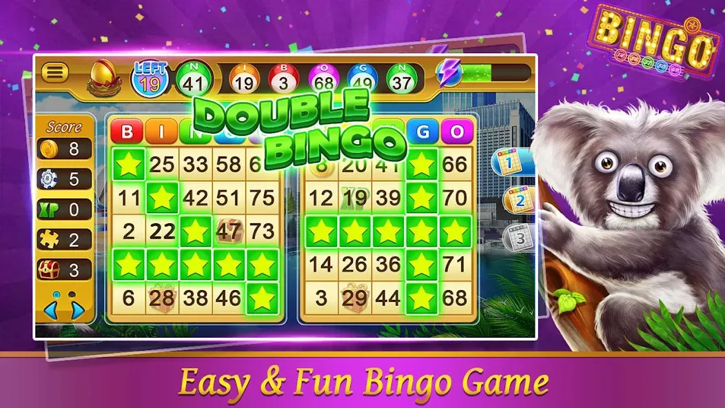Bingo Happy HD - Bingo Games (Бинго Хэппи ХД) МОД/Взлом [Меню, Бесконечные монеты и Открытые уровни] Screenshot 3