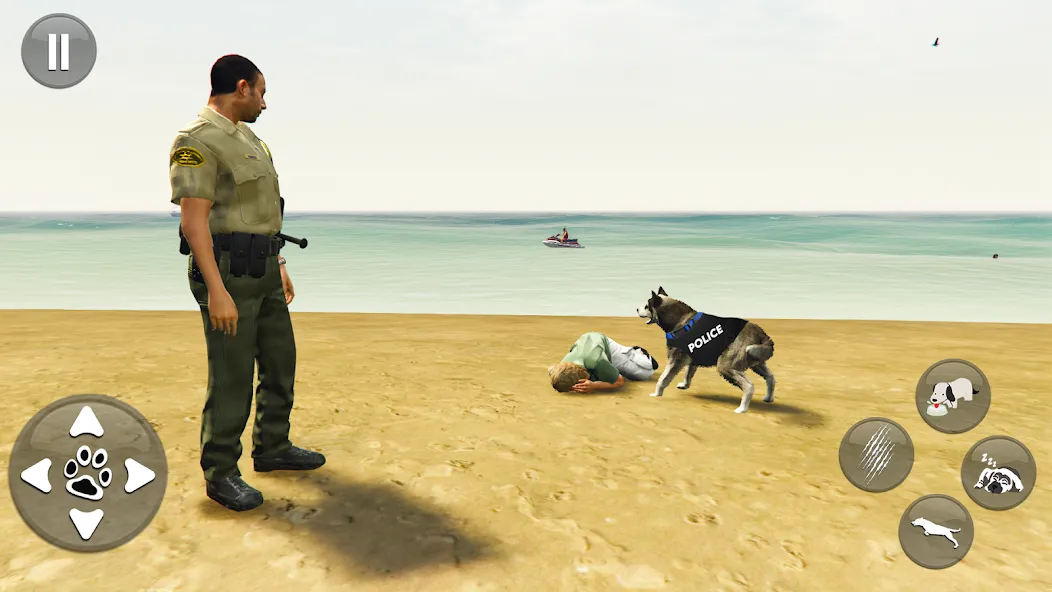 Toby Police Dog Sim: Dogs Game МОД/Взлом [Деньги, Монеты и Меню MOD] Screenshot 3