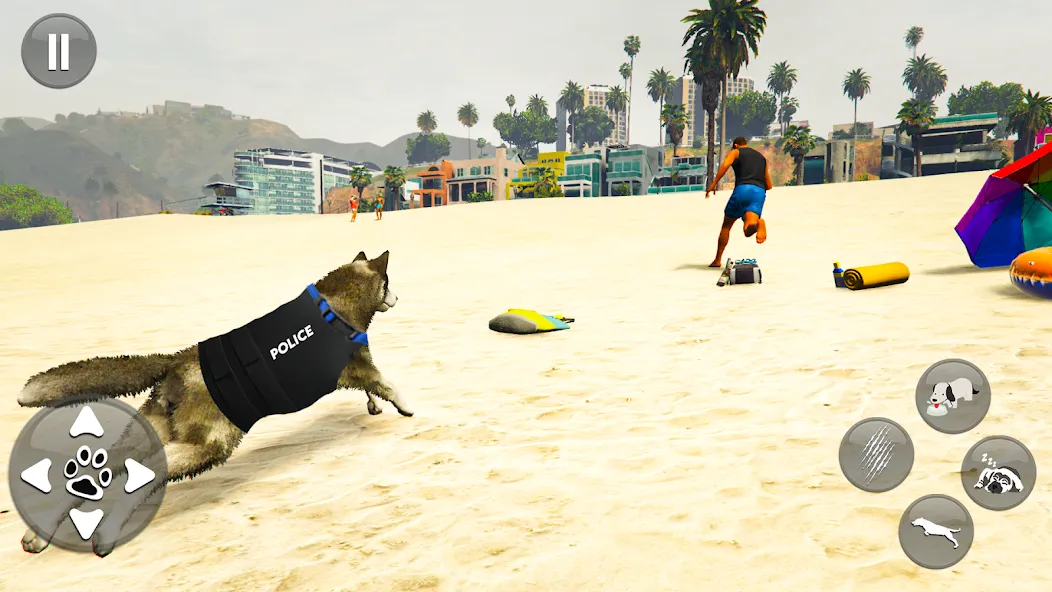 Toby Police Dog Sim: Dogs Game МОД/Взлом [Деньги, Монеты и Меню MOD] Screenshot 4