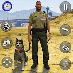 Скачать Взломанная Toby Police Dog Sim: Dogs Game (Много денег) на Андроид бесплатно