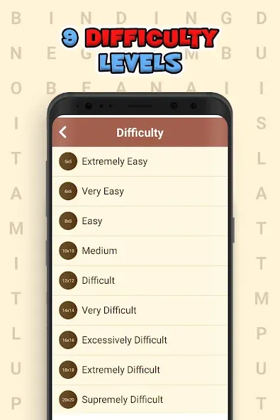 Korean! Word Search МОД/Взлом [Все открыто, Дополнительные деньги и Меню MOD] Screenshot 3