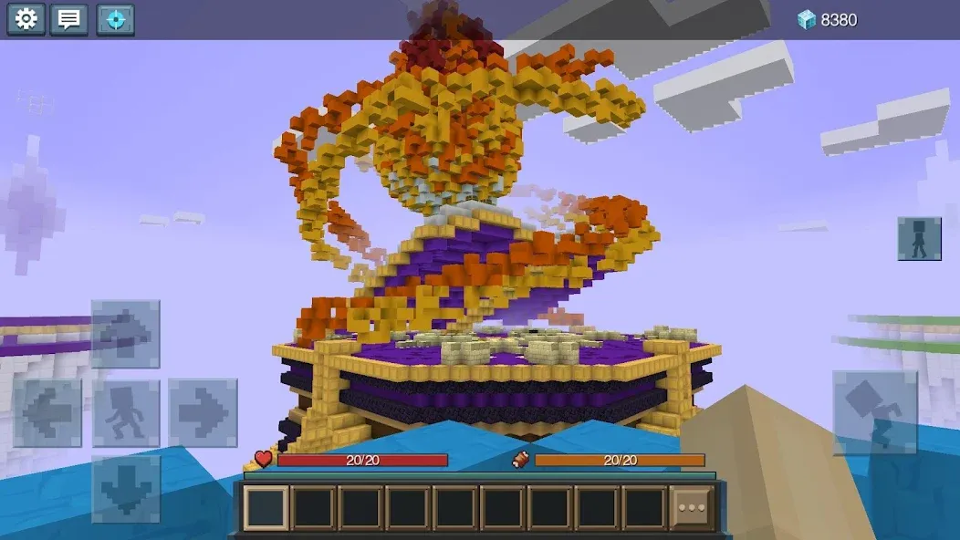 Sky Wars for Blockman Go (Скай Варс для Блокман Го) МОД/Взлом [Деньги, Монеты и Меню MOD] Screenshot 2