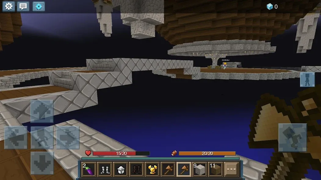 Sky Wars for Blockman Go (Скай Варс для Блокман Го) МОД/Взлом [Деньги, Монеты и Меню MOD] Screenshot 3