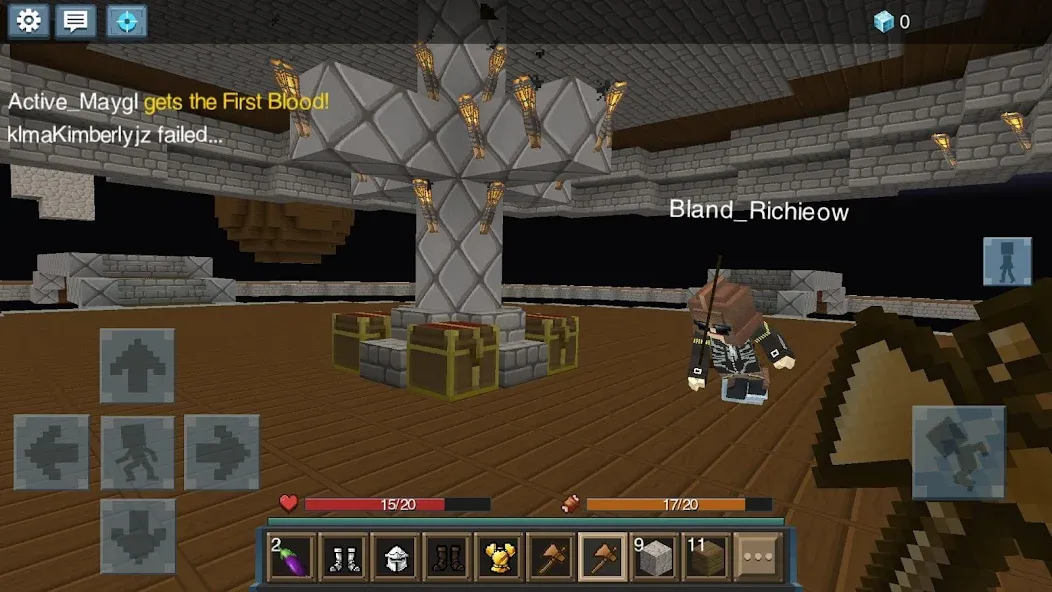 Sky Wars for Blockman Go (Скай Варс для Блокман Го) МОД/Взлом [Деньги, Монеты и Меню MOD] Screenshot 4