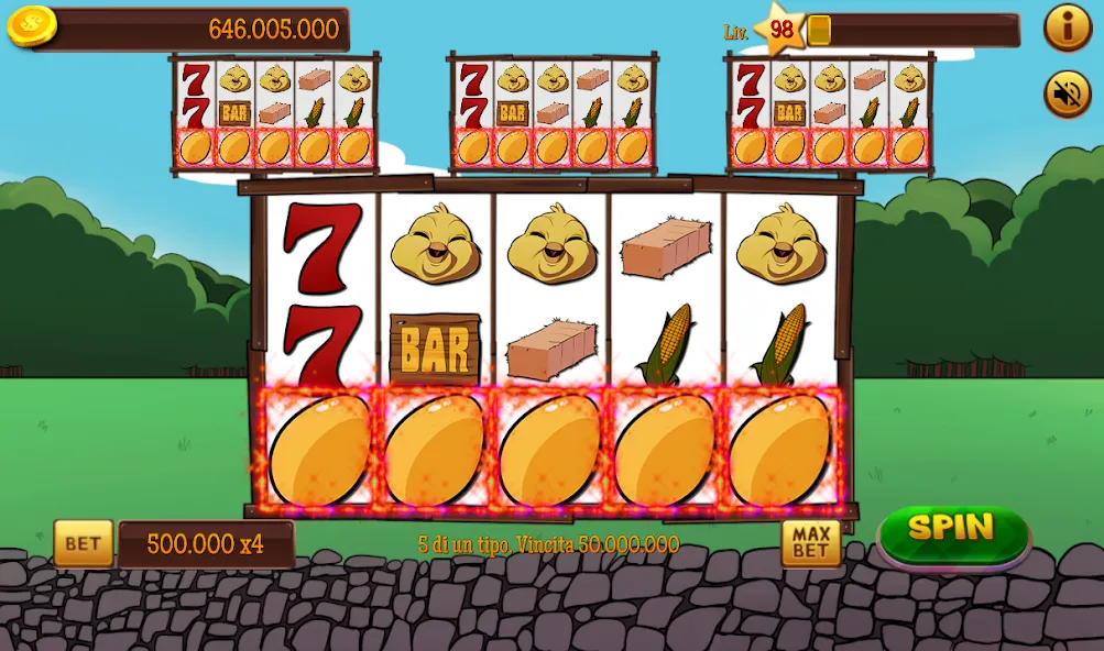 Slot Gallina 4 (Слот Галлина 4) МОД/Взлом [Бесконечные деньги, Монеты и Мега MOD] Screenshot 1