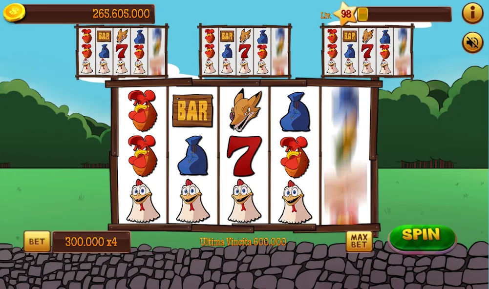 Slot Gallina 4 (Слот Галлина 4) МОД/Взлом [Бесконечные деньги, Монеты и Мега MOD] Screenshot 3