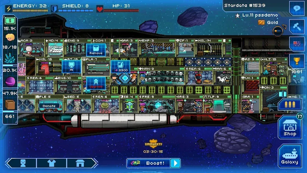 Pixel Starships™ (Пиксель Звездные Корабли) МОД/Взлом [Много денег, Монет и Все открыто] Screenshot 5