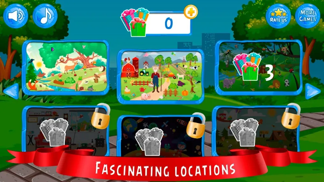 Hidden Object games for kids МОД/Взлом [Деньги, Монеты и Меню MOD] Screenshot 2