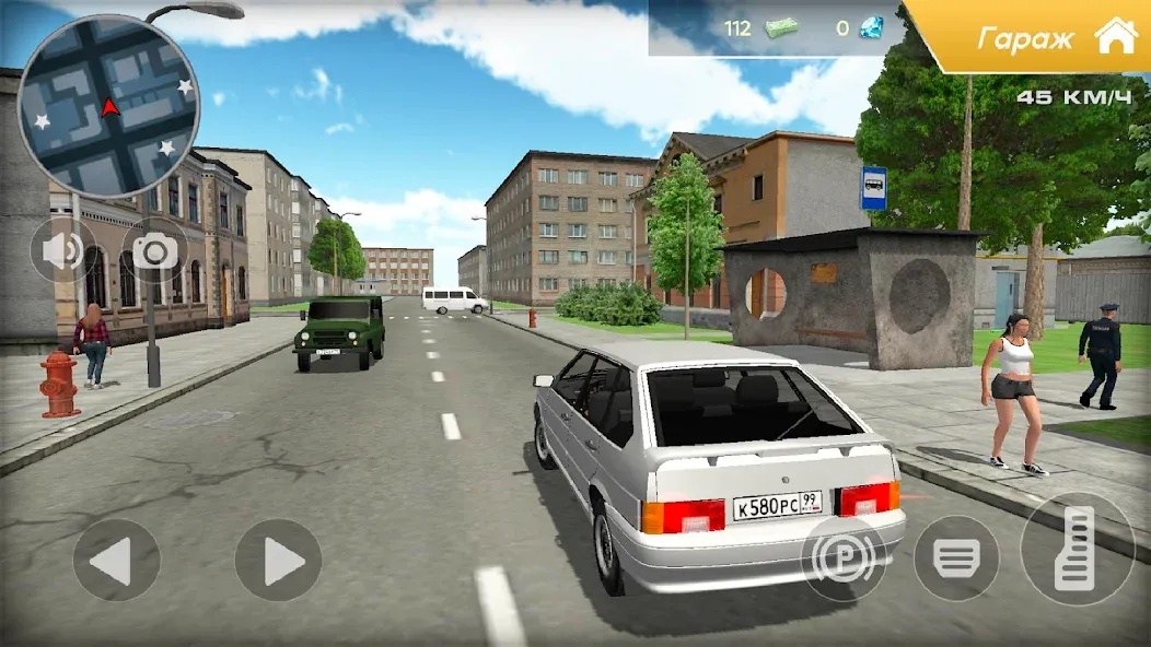 Lada 2114 Car Simulator МОД/Взлом [Деньги, Монеты и Меню MOD] Screenshot 4