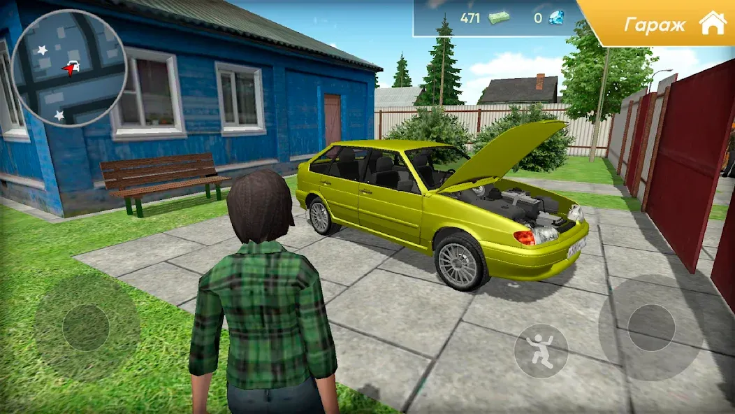 Lada 2114 Car Simulator МОД/Взлом [Деньги, Монеты и Меню MOD] Screenshot 5