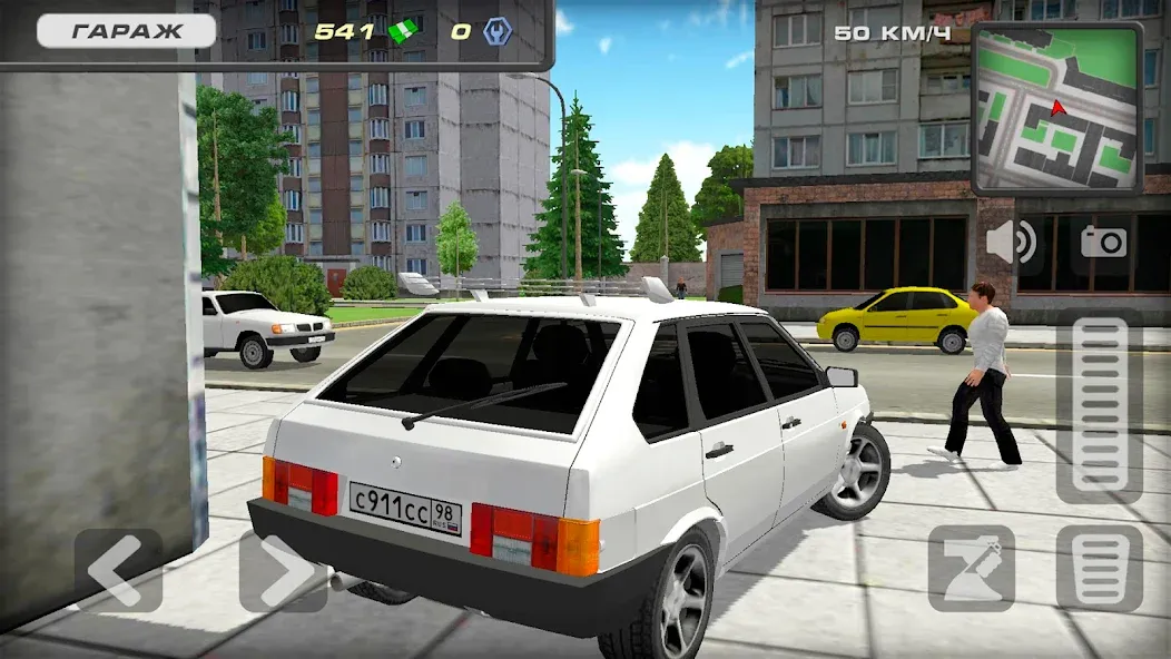 Lada 2109 Russian Car Driver МОД/Взлом [Много денег, Монет и Все открыто] Screenshot 3