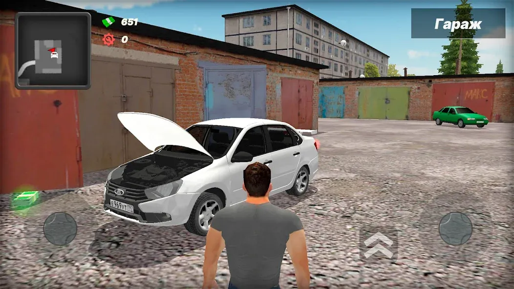 Лада Гранта. Игра про машины МОД/Взлом [Деньги, Монеты и Меню MOD] Screenshot 4