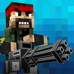 Скачать Pixel Fury Classic FPS Shooter на Андроид (Взлом: много денег и всё оружие разблокировано) бесплатно