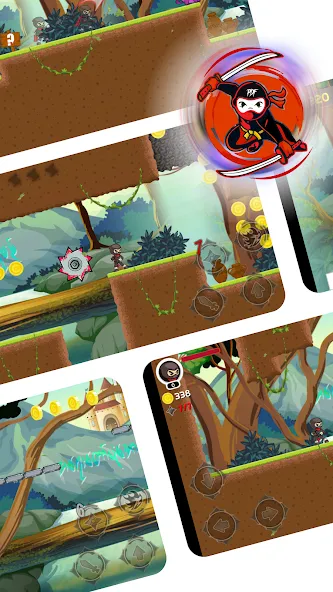 Ninja Jumper - Hero PDF (Ниндзя Джампер) МОД/Взлом [Бесконечные деньги, Монеты и Мега MOD] Screenshot 4