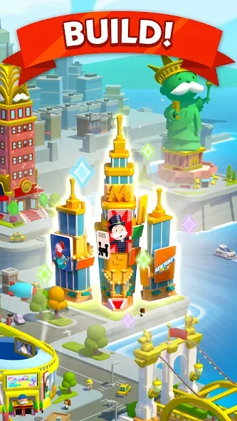MONOPOLY GO! МОД/Взлом [Деньги, Монеты и Меню MOD] Screenshot 3
