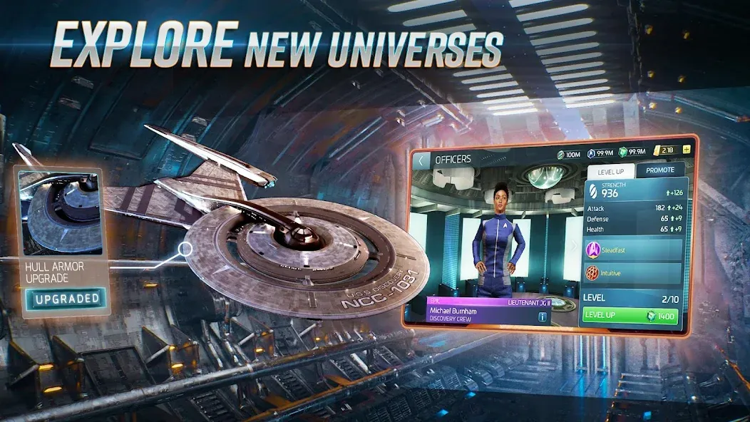 Star Trek™ Fleet Command (Стар Трек Флот Комманд) МОД/Взлом [Деньги, Монеты и Меню MOD] Screenshot 1