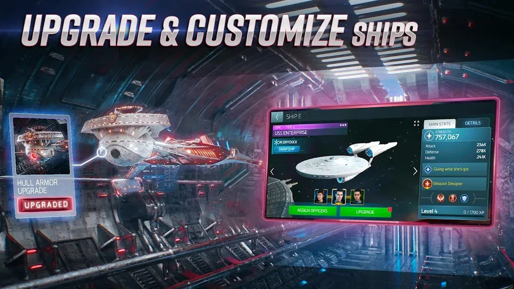 Star Trek™ Fleet Command (Стар Трек Флот Комманд) МОД/Взлом [Деньги, Монеты и Меню MOD] Screenshot 2