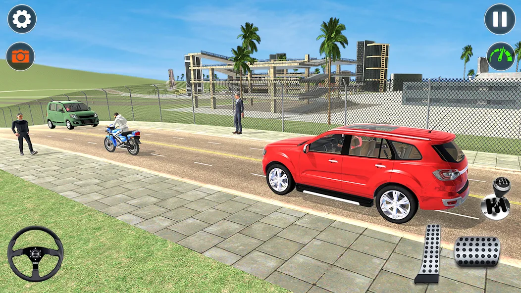Indian Car Simulator: Car Game (Индийский автомобильный симулятор) МОД/Взлом [Деньги, Монеты и Меню MOD] Screenshot 2