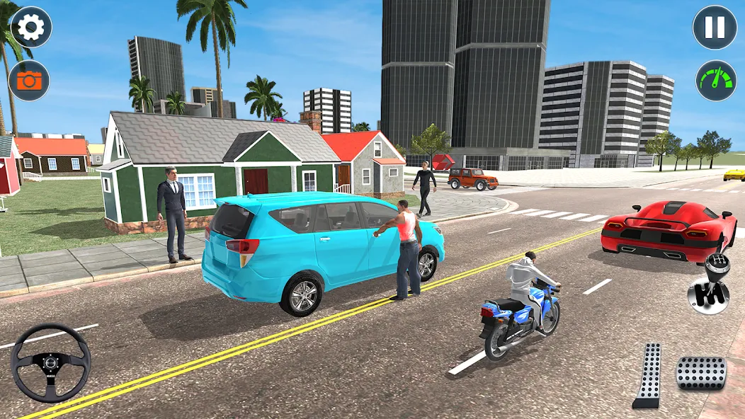 Indian Car Simulator: Car Game (Индийский автомобильный симулятор) МОД/Взлом [Деньги, Монеты и Меню MOD] Screenshot 5