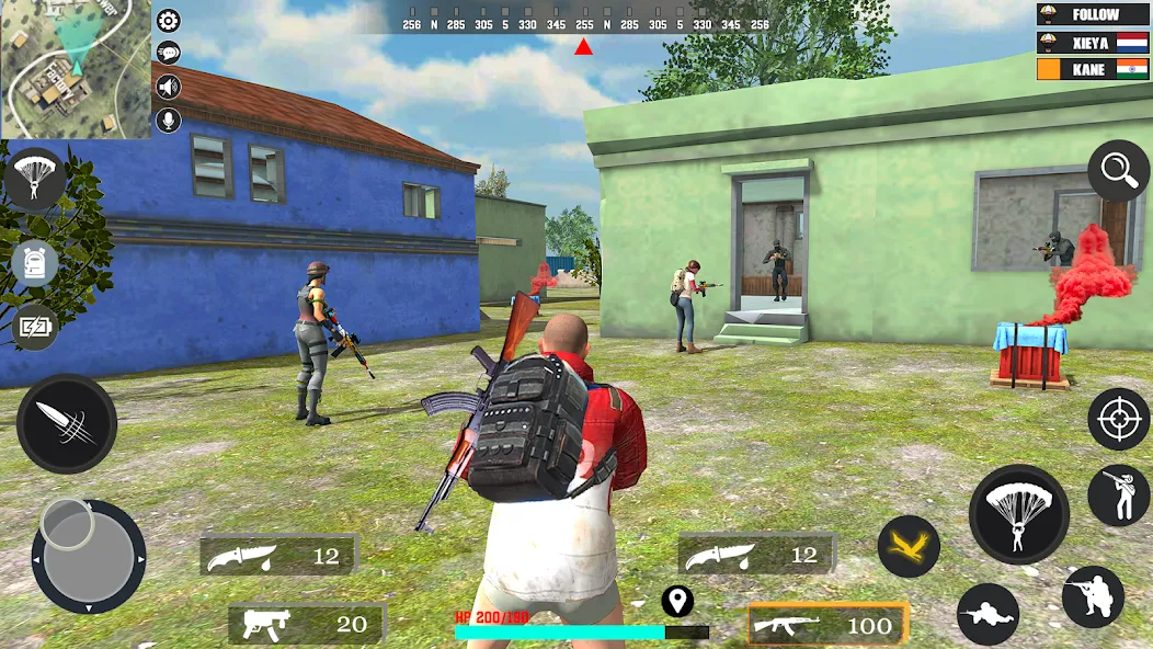 Fps Fire Shooting Game Offline (Фпс Баттлграунд Мобайл Индия) МОД/Взлом [Много монет, Открытые уровни и Мега MOD] Screenshot 1