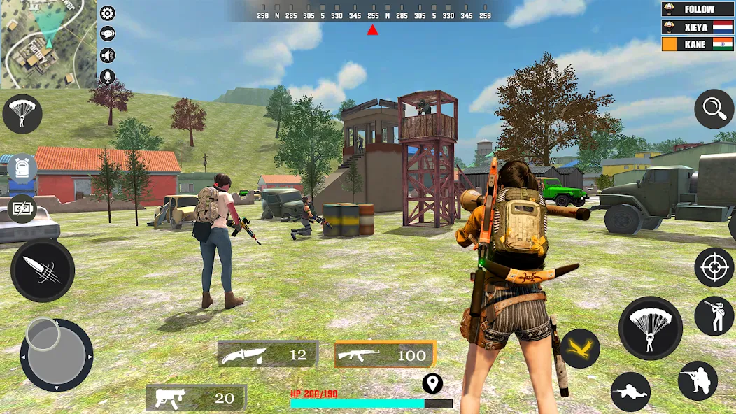 Fps Fire Shooting Game Offline (Фпс Баттлграунд Мобайл Индия) МОД/Взлом [Много монет, Открытые уровни и Мега MOD] Screenshot 2
